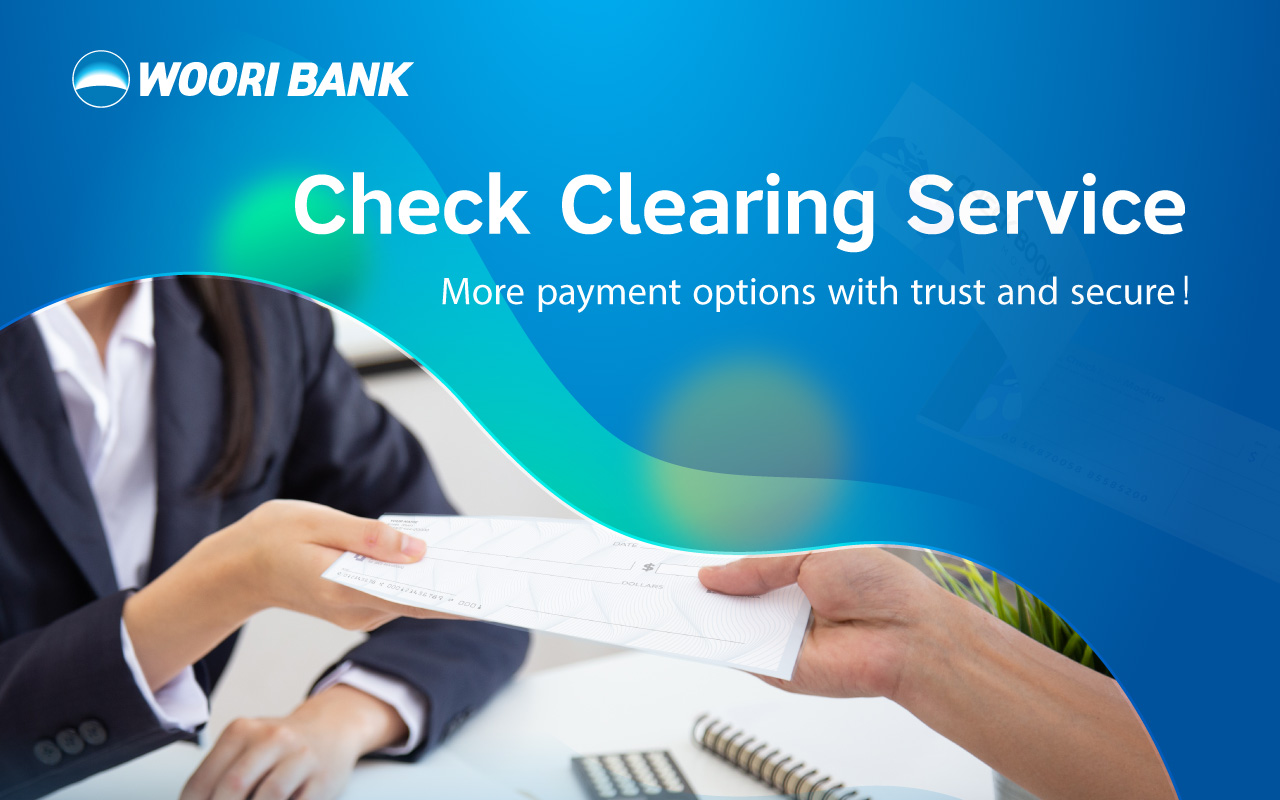 Check Clearing Service, More payment options with trust and secure!